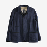 Blue jacket, front view