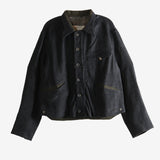 Black jacket, front view