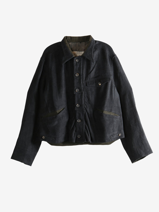 Black jacket, front view