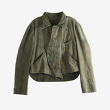 Green jacket, front view