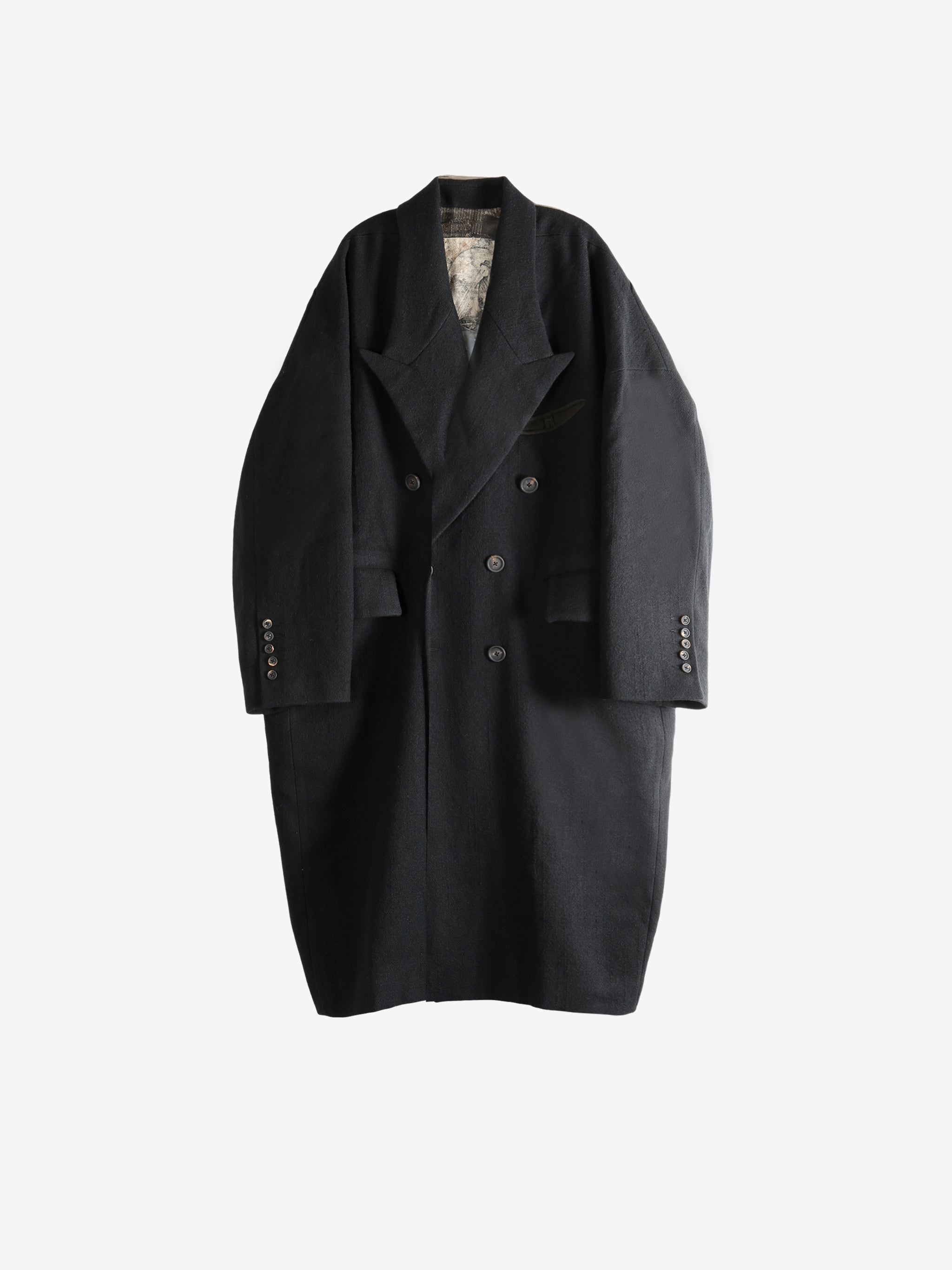 ZIGGY CHEN - Men Double Breasted Oversize Coat – Atelier New York