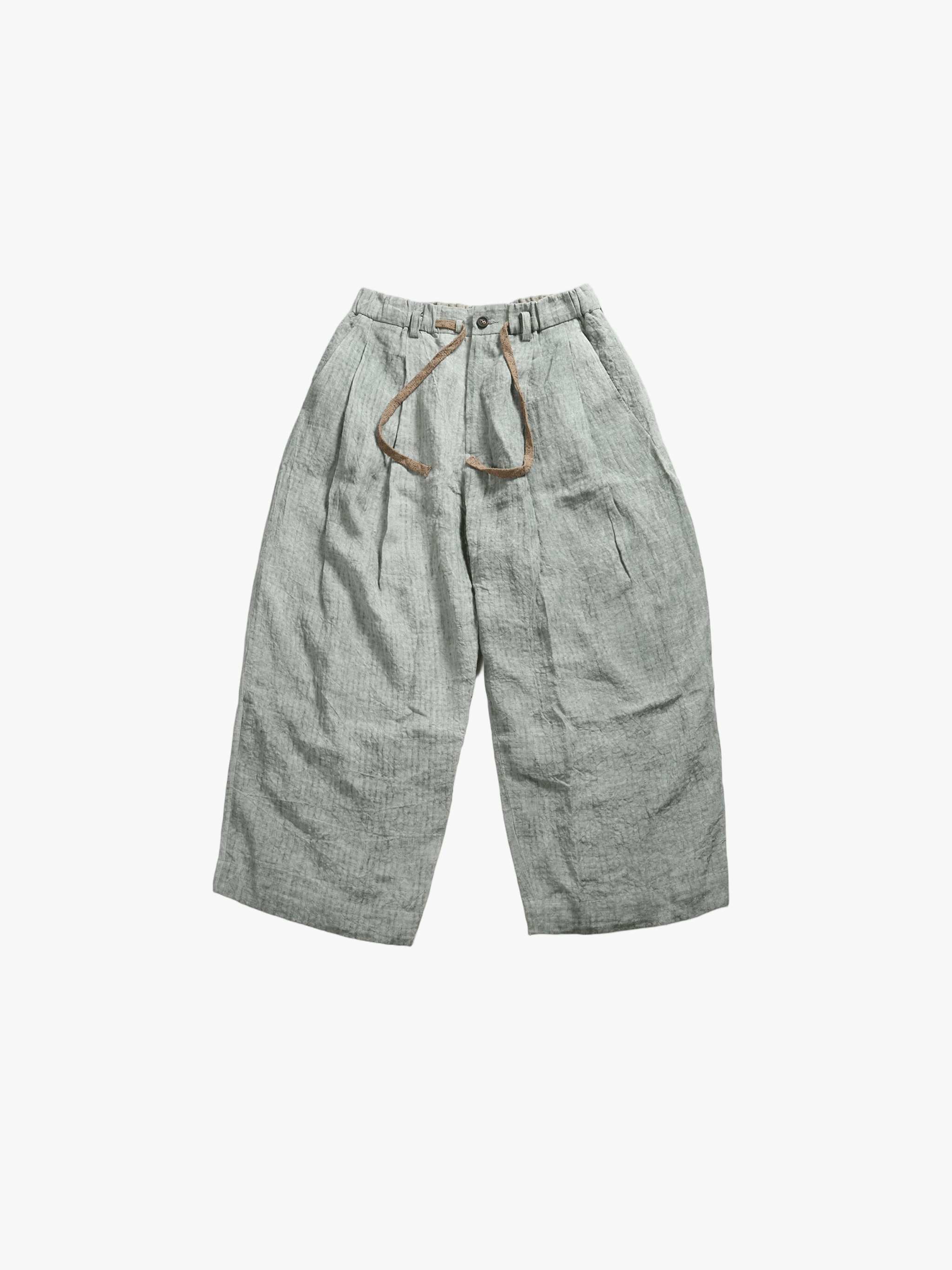 Gray pants, front view