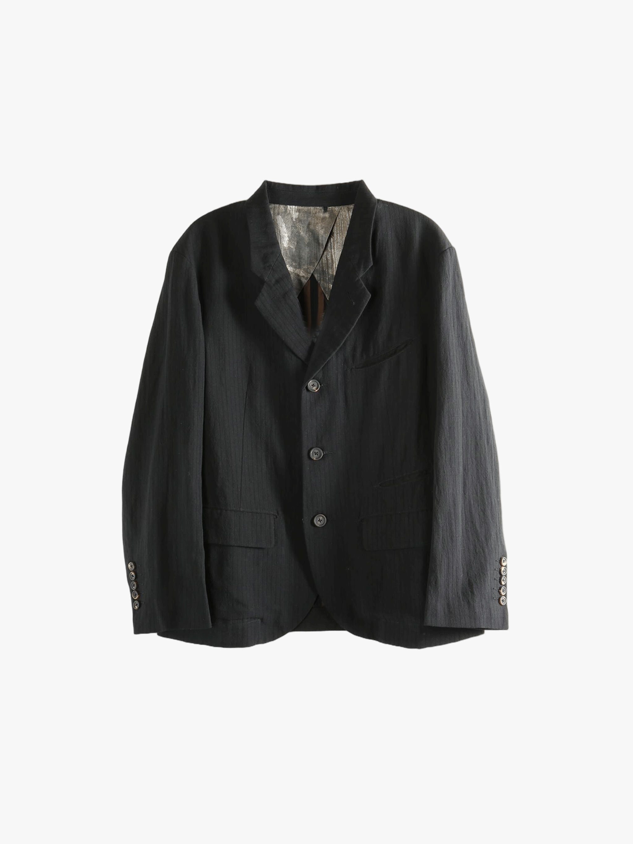 Black jacket, front view