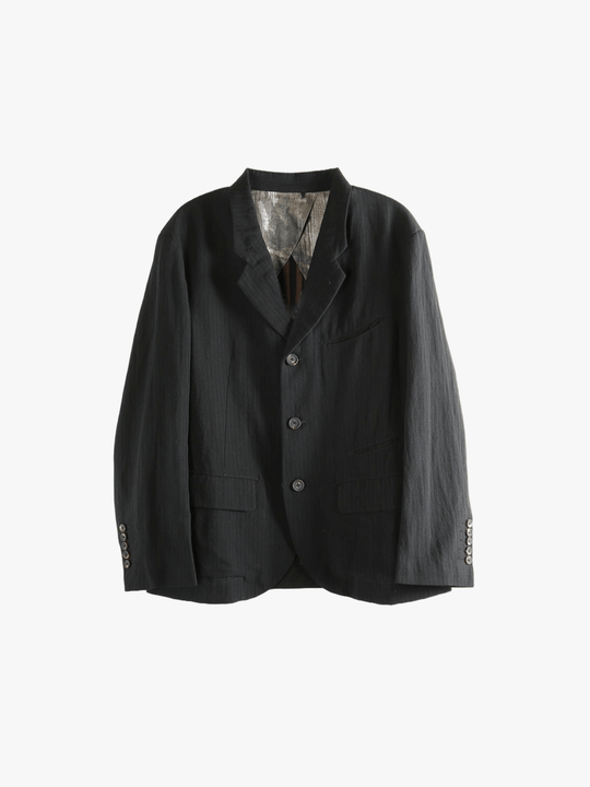 Black jacket, front view