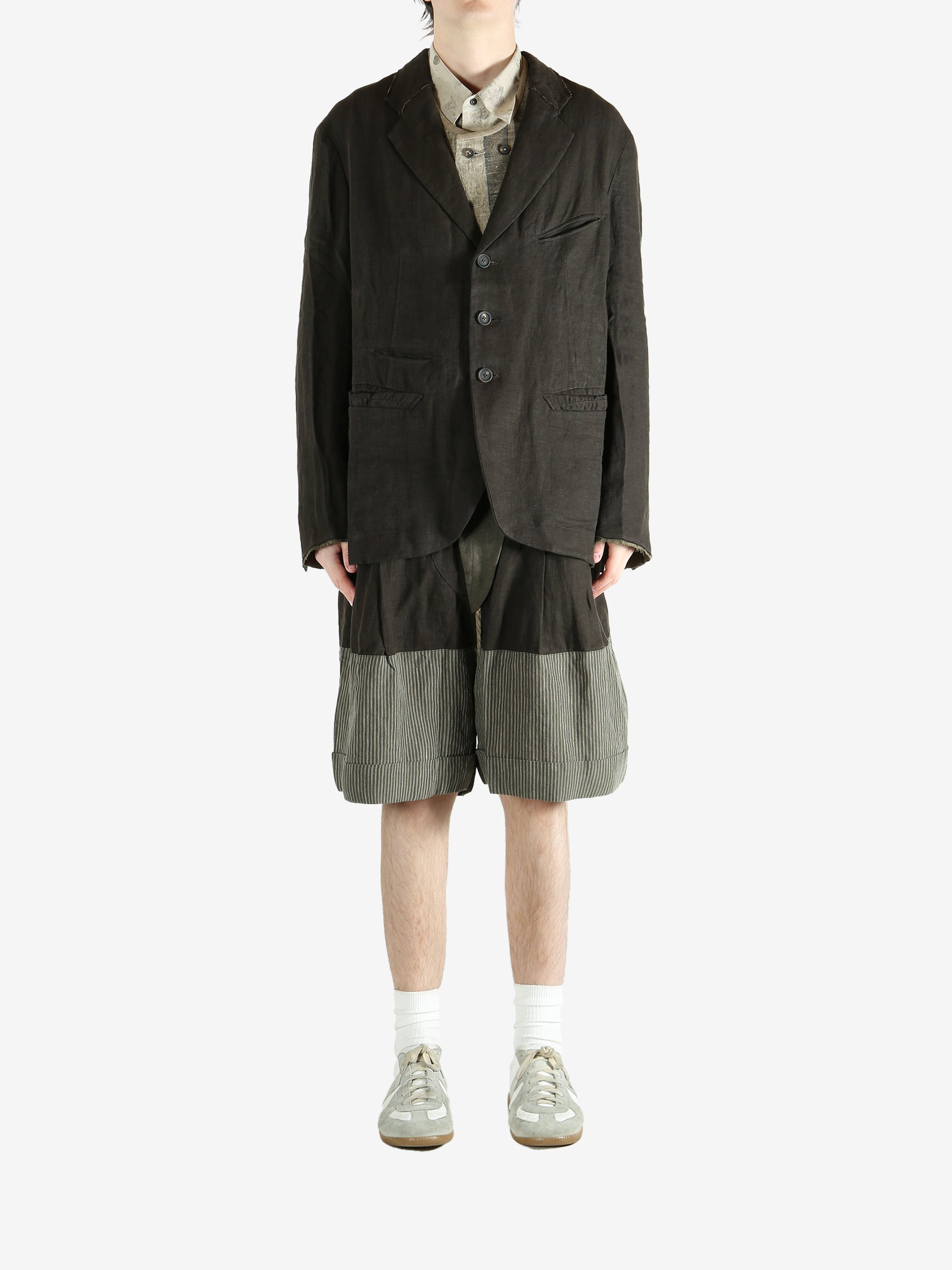 Black jackets,full body view