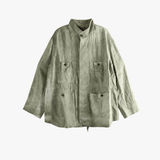 Green jacket, front view