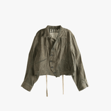 Green jacket, front view
