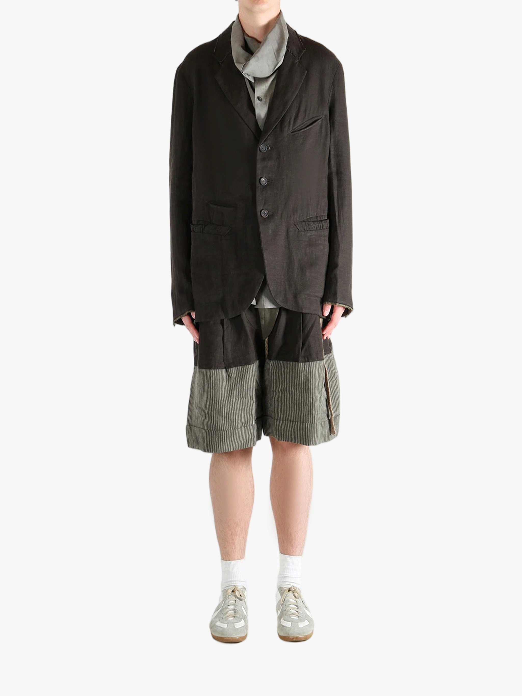 Black jackets, full body view