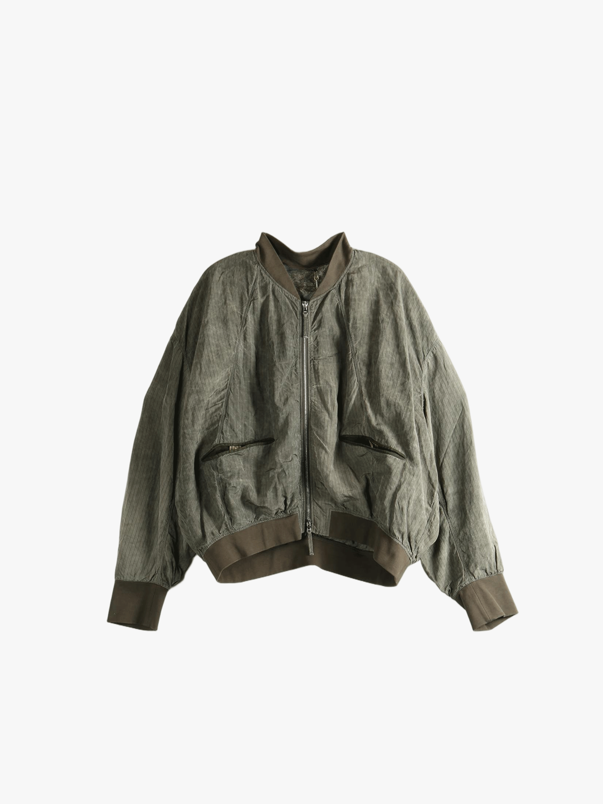 Green jacket, front view
