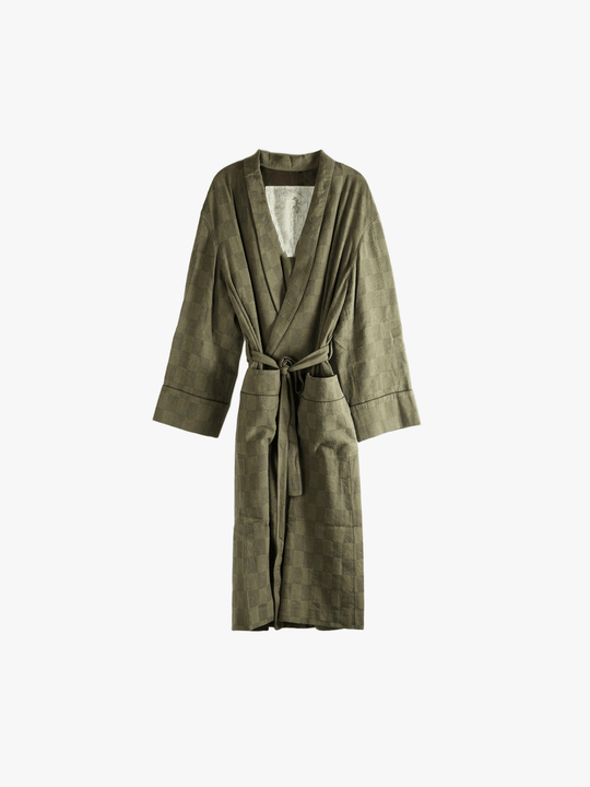 Green jacket, front view