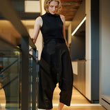 Black pants, full body view