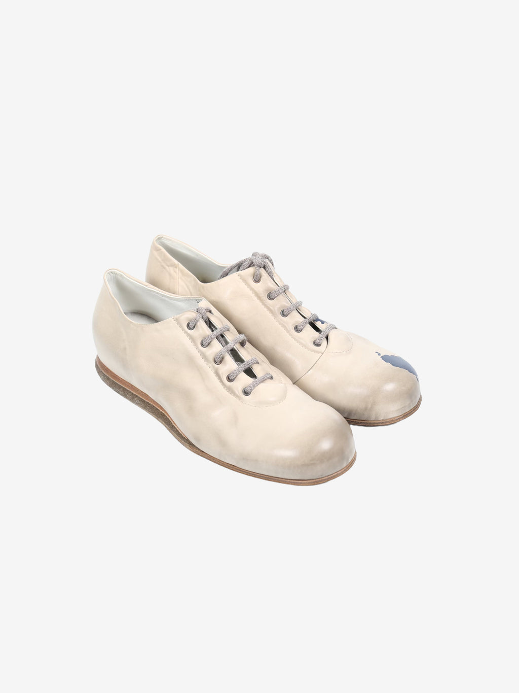 CHEREVICHKIOTVICHKI - Women Soft Cowhide Round  Shape / No Tongue Shoes