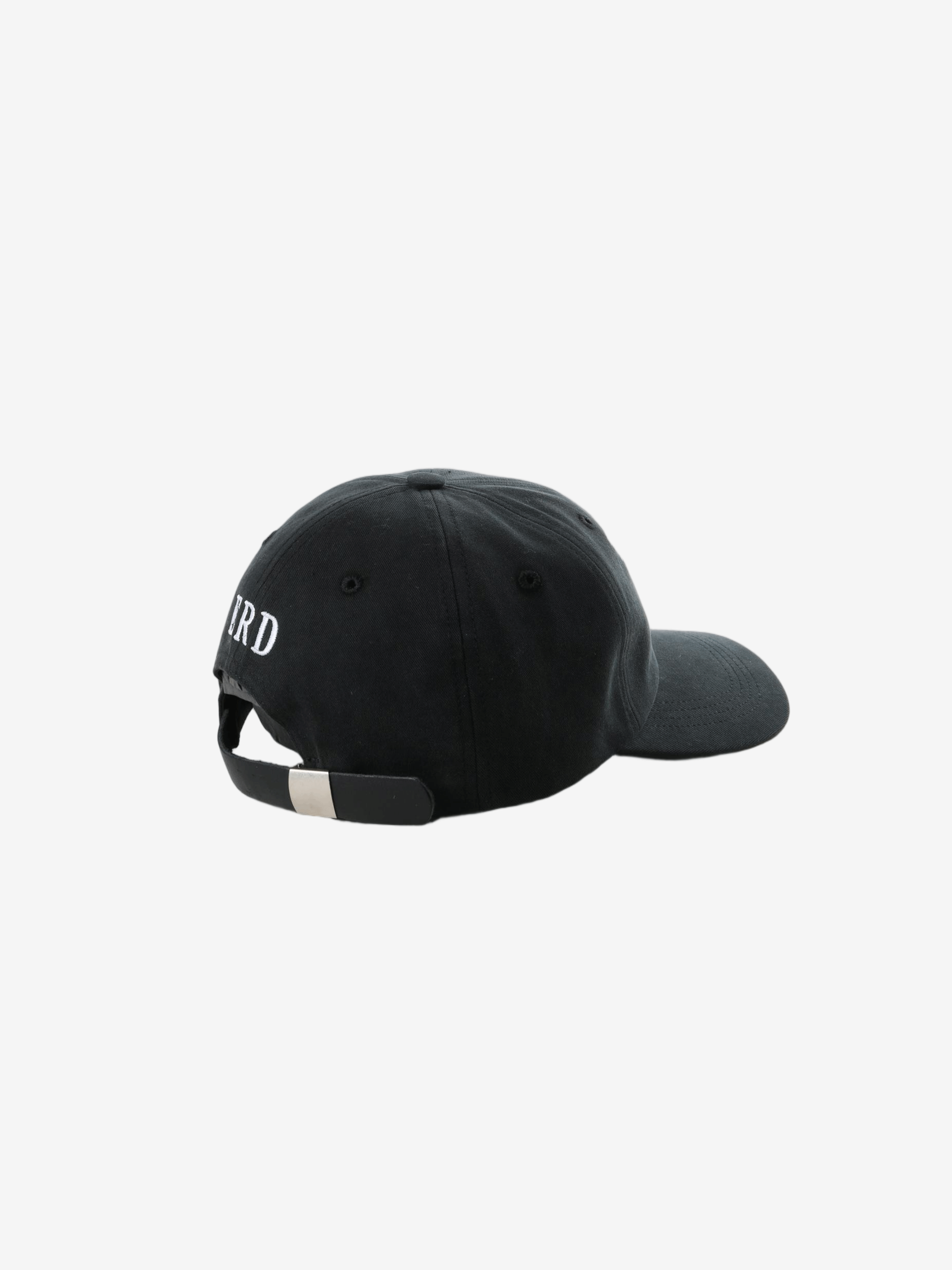 Black hat, side view