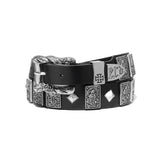 Black accessories, front view