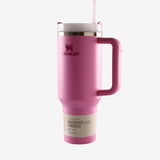 Pink tumbler, front view