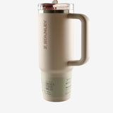 Pink tumbler, front view