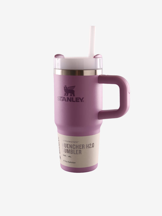 Purple tumbler, front view