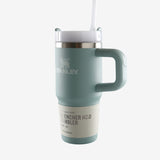 Green tumbler, front view