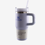 Blue tumbler, front view