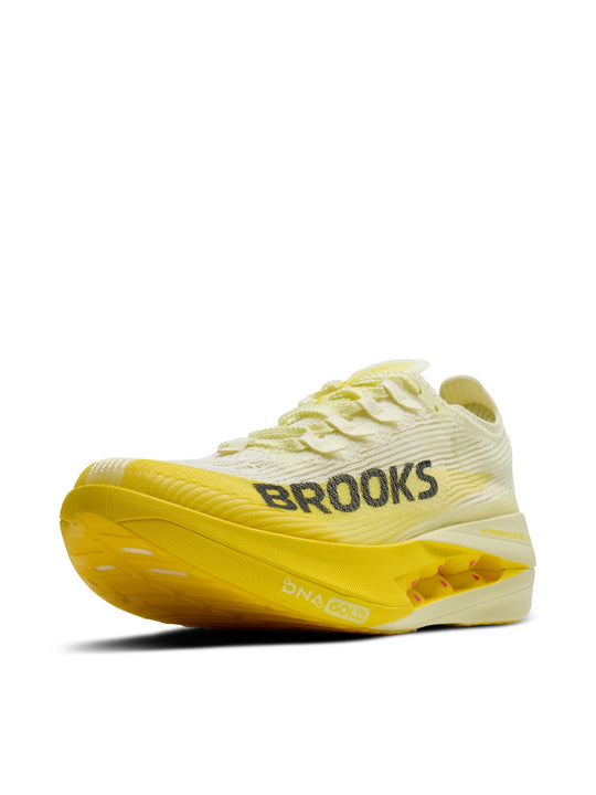 Yellow shoes, side view