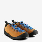 Brown sneakers, side view