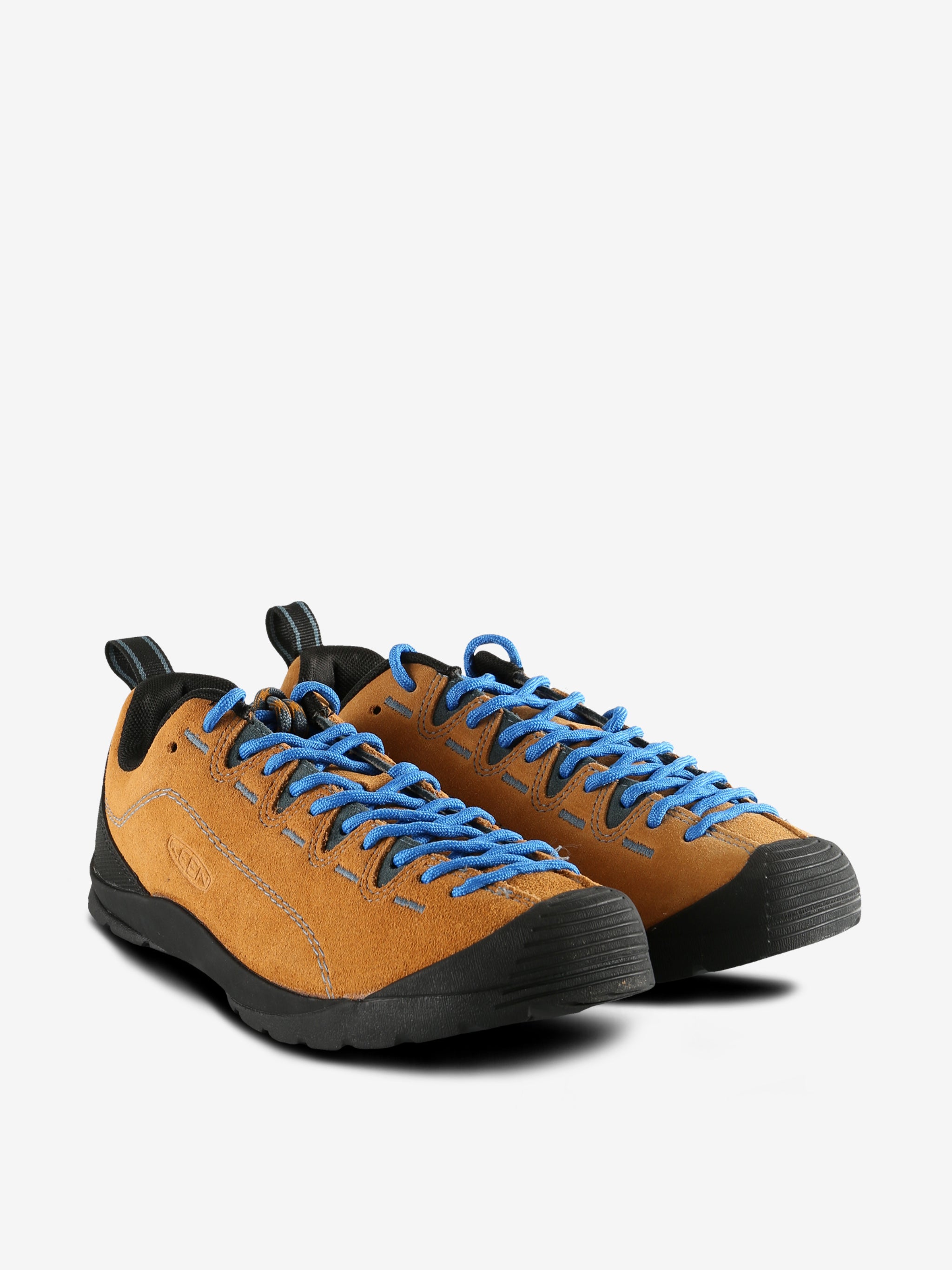 Brown sneakers, side view