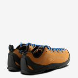 Brown sneakers, back view