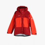 Red and orange jacket, front view