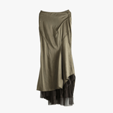 brown skirts,front view