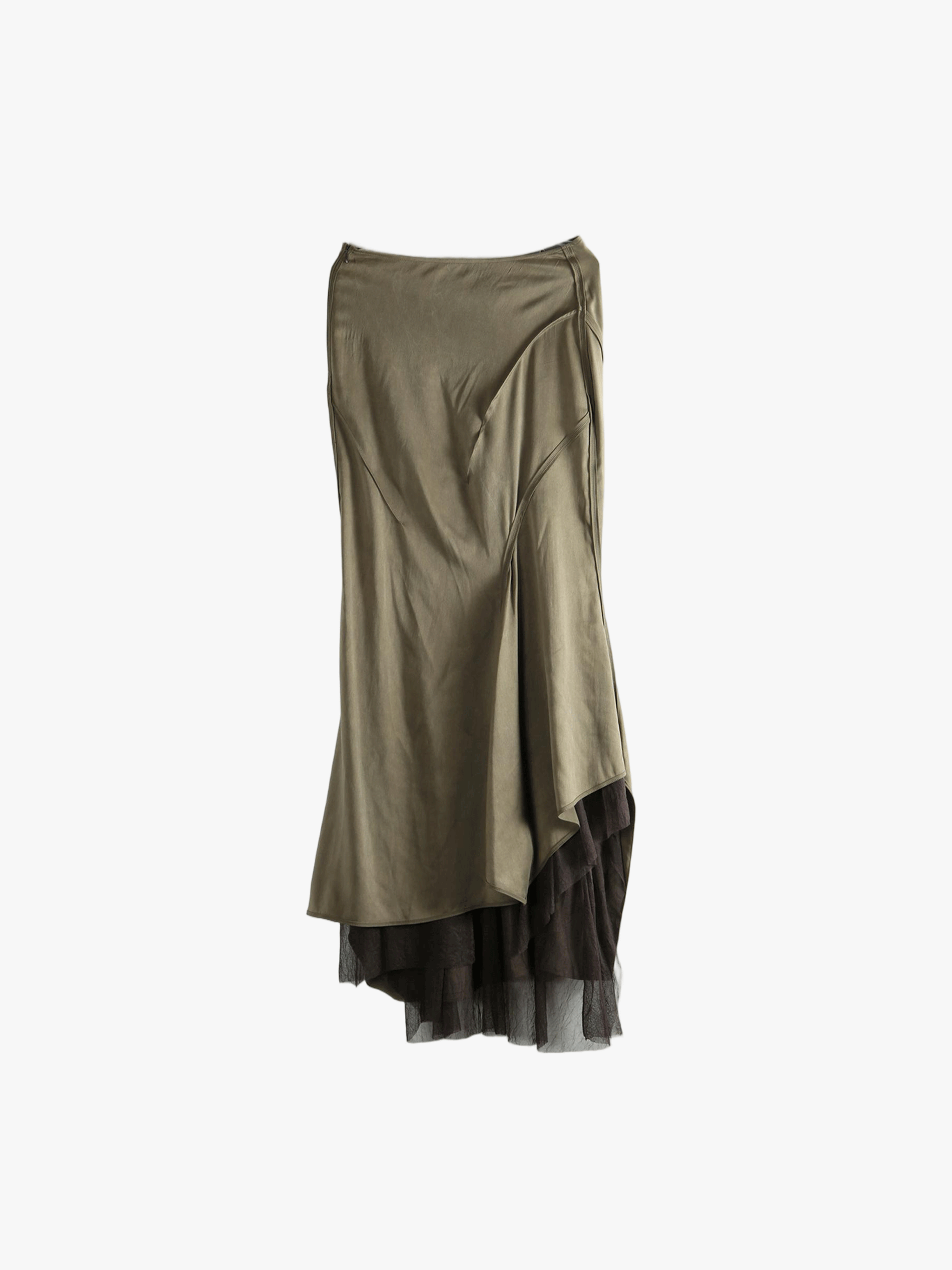 brown skirts,front view