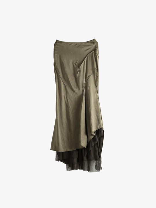 brown skirts,front view