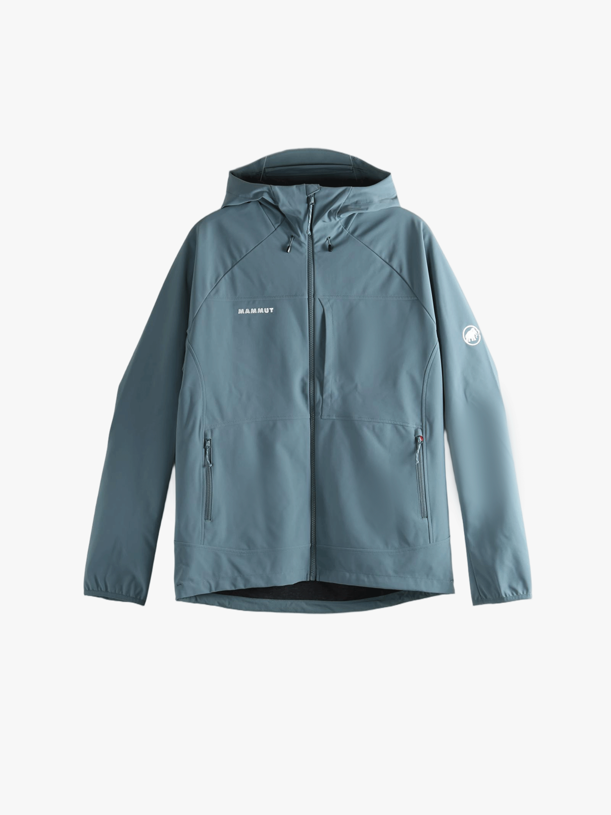 Blue jacket, front view