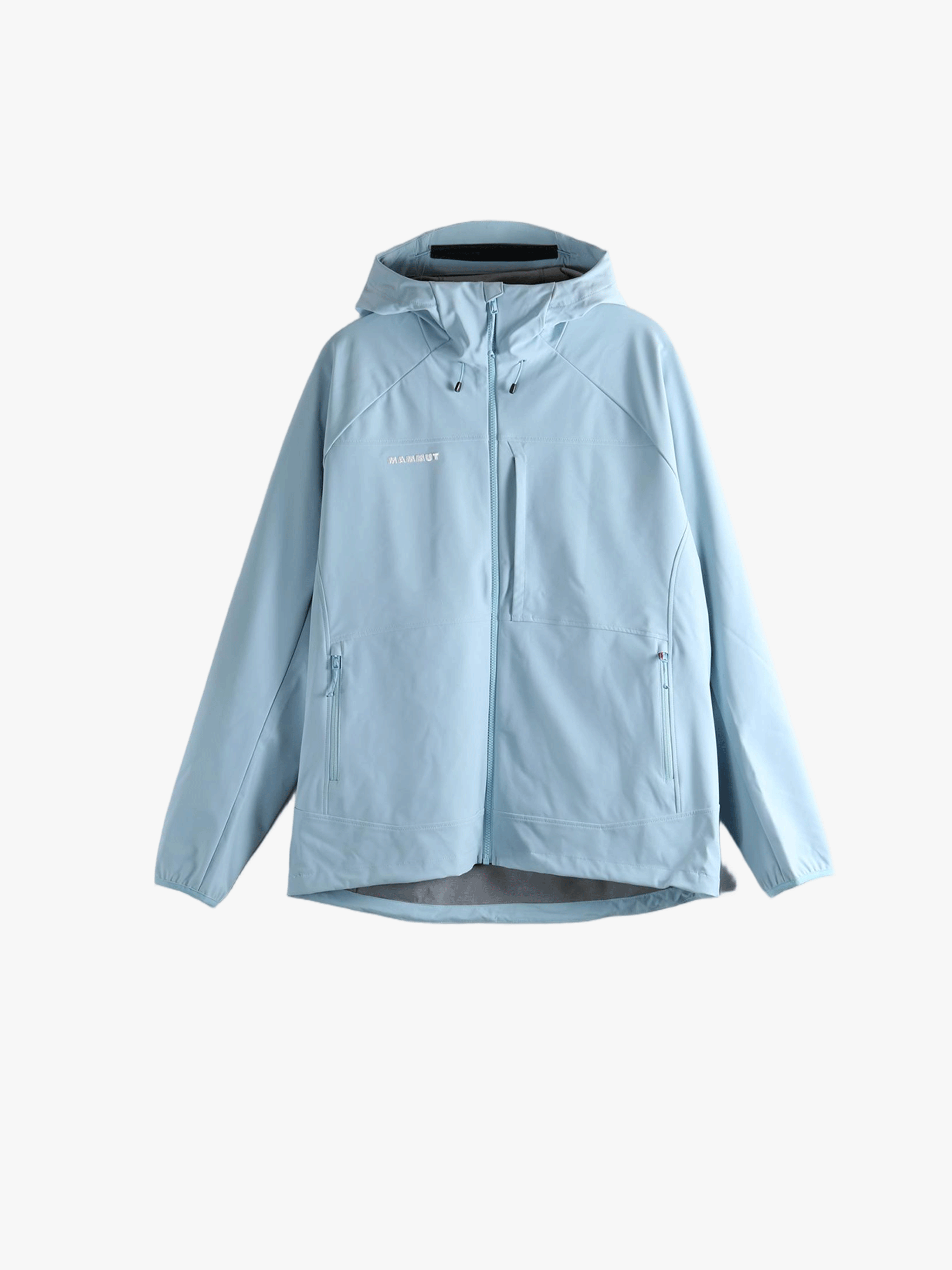 Blue jacket , front view