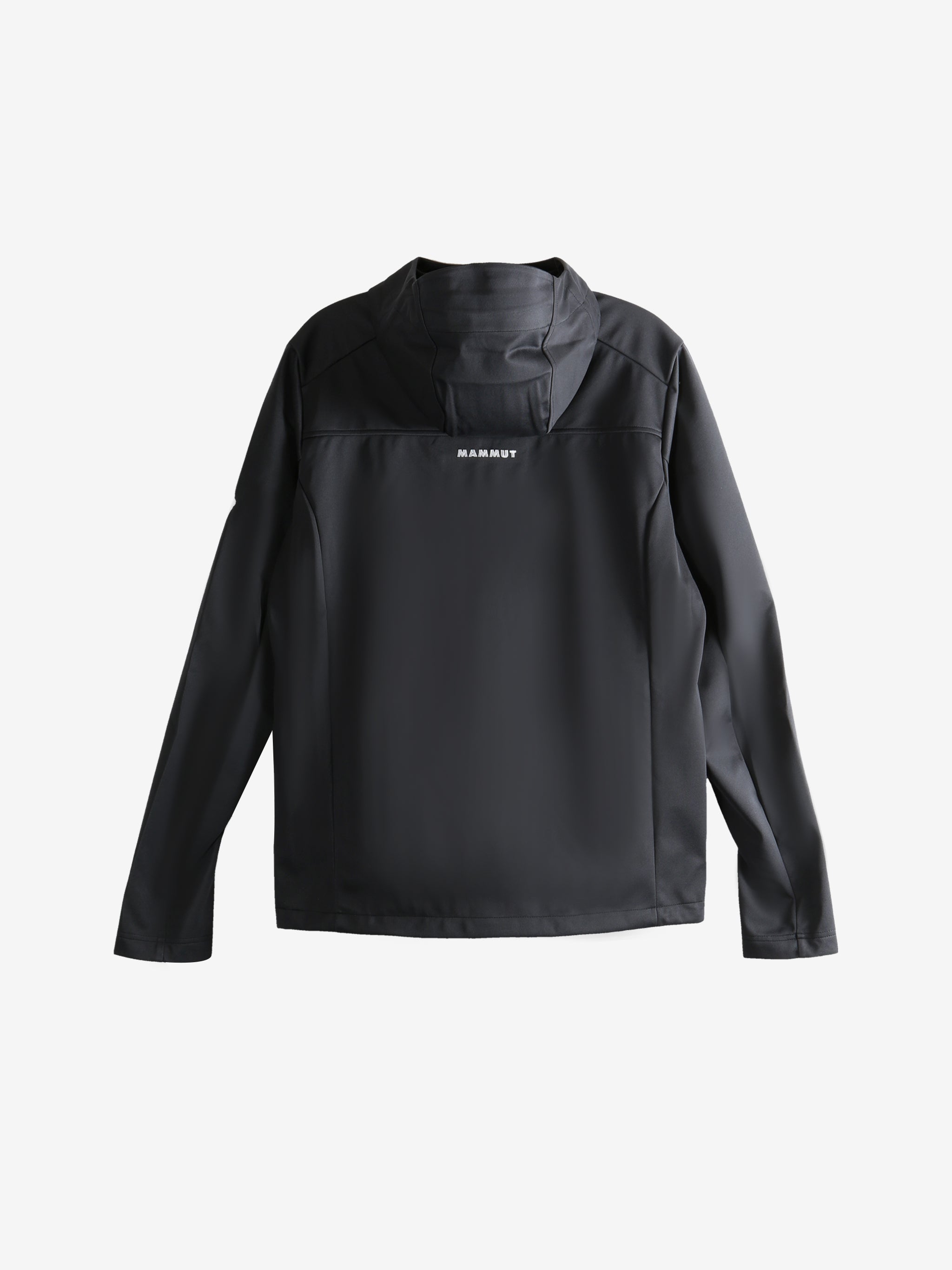 Black jacket, back view