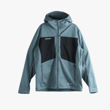 Blue jacket , front view