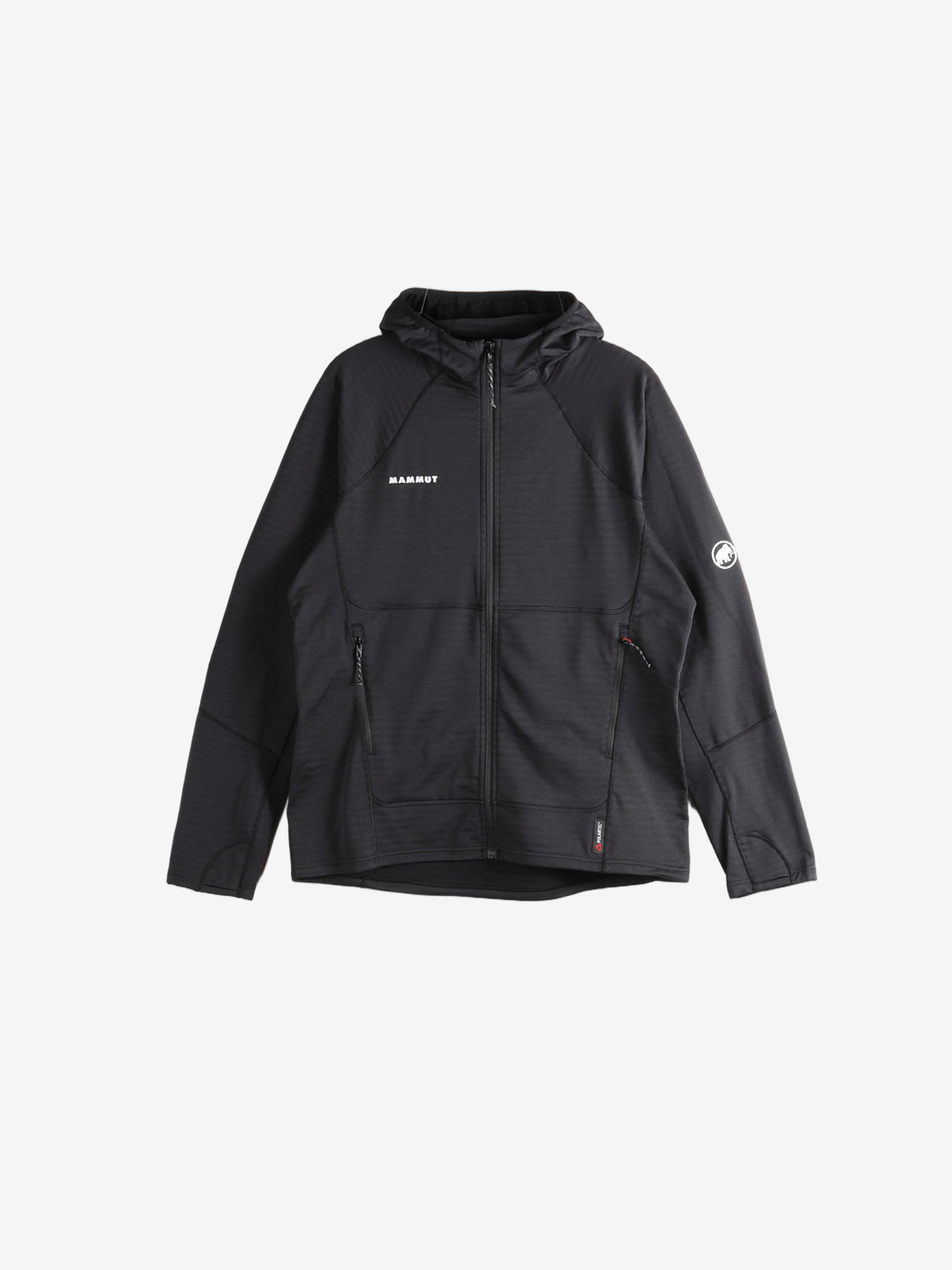 Black jacket, front view