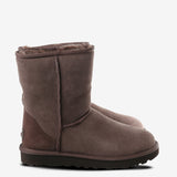 Brown shoes, front view