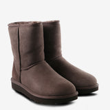 Brown shoes, side view