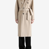 Tan coat,full body view