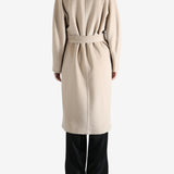 Tan coat,full body view