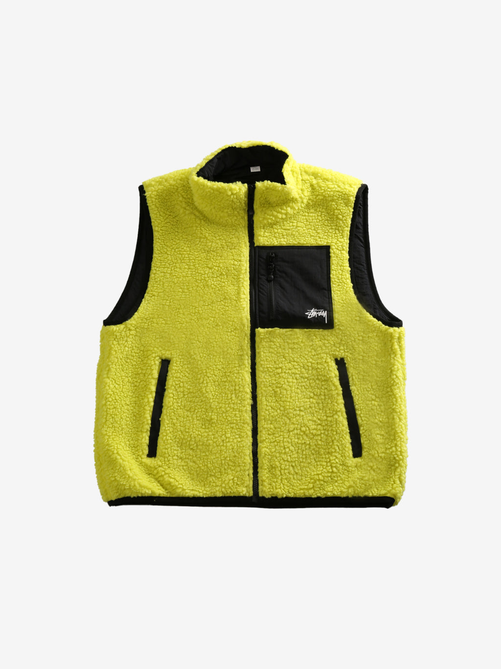 STUSSY - Men Sherpa Reversible Vest