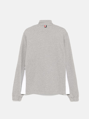 THOM BROWNE - Men Funnel Neck Half Zip Pullover