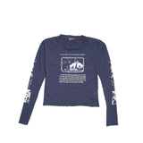 Navy t-shirt, front view