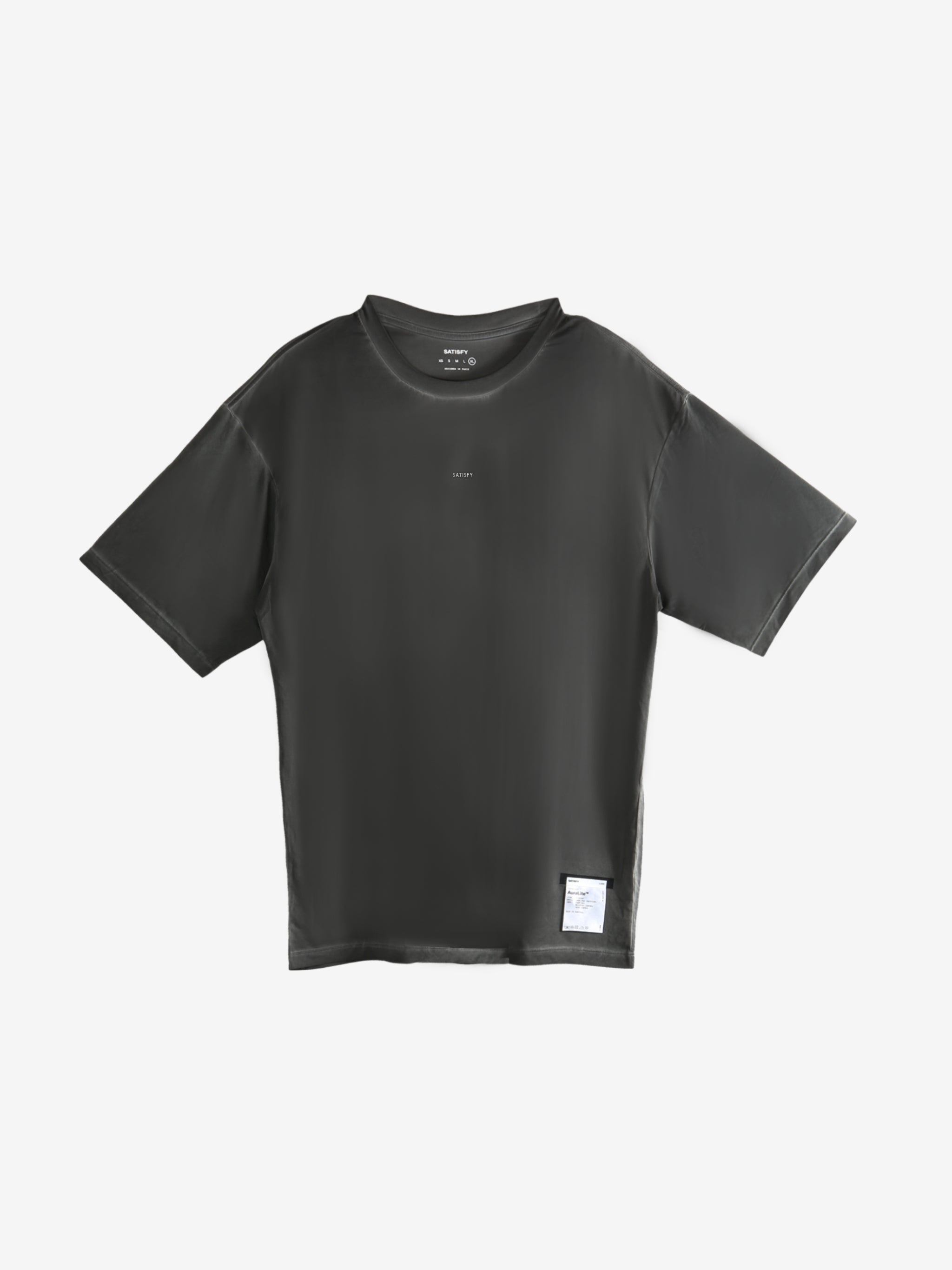 Black t-shirt, front view
