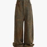 Brown pants, front view
