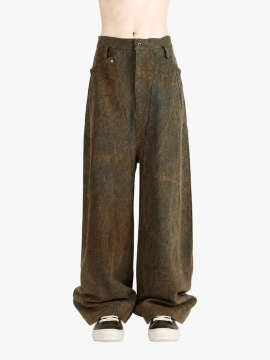 Brown pants, front view