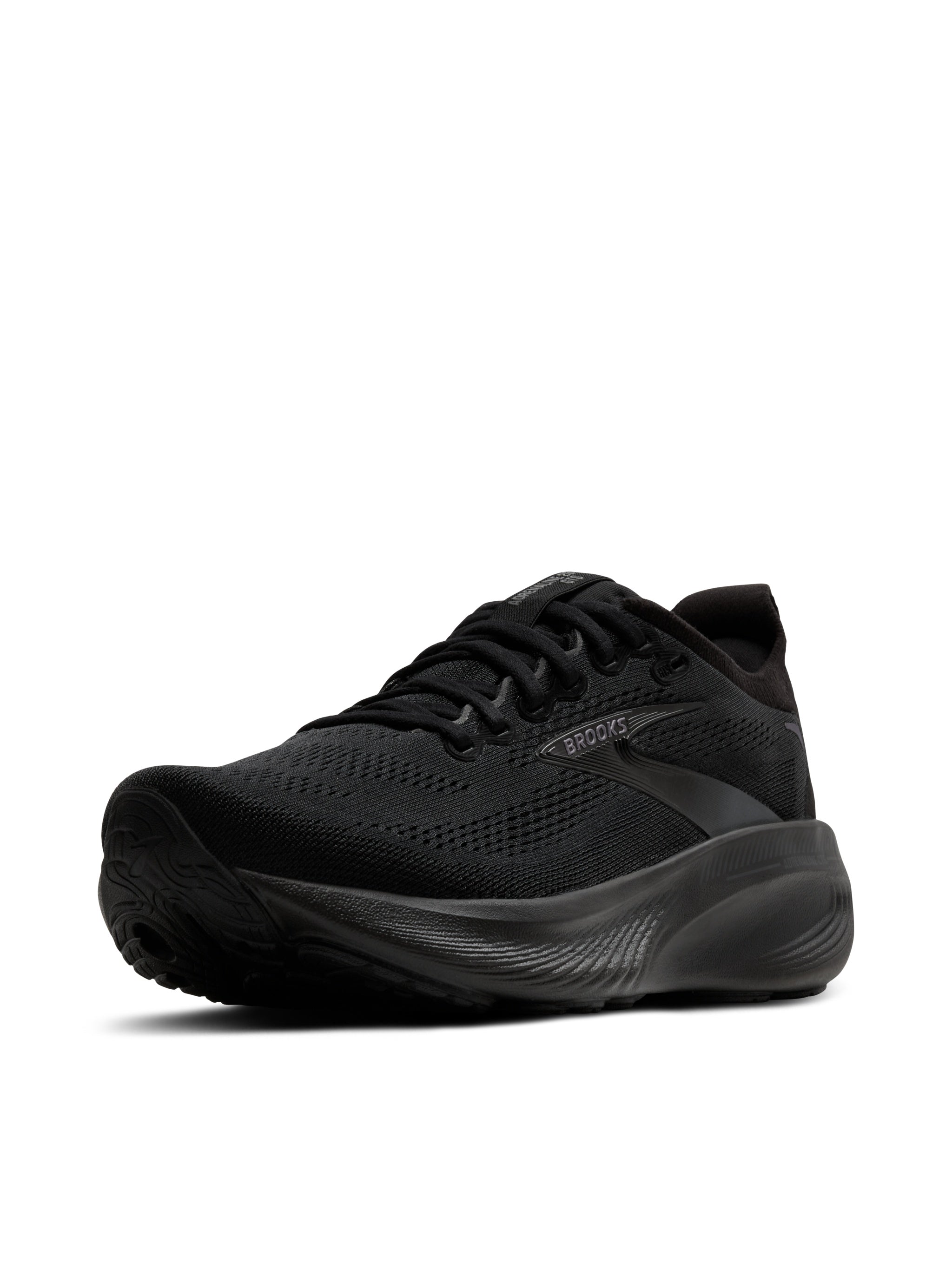 Black shoes, front view