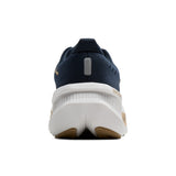 Navy shoes, front view