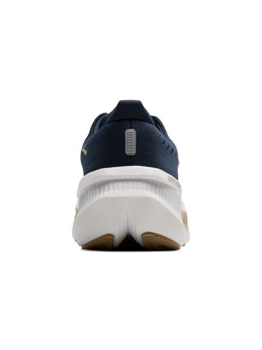 Navy shoes, front view