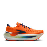Orange shoes, side view